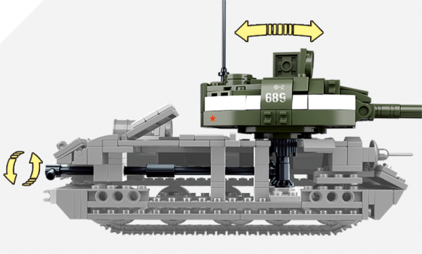 Sluban zavezniški tank 2v1 B0689 - Image 5