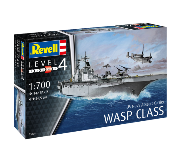 Revell US Navy Assault Carrier WASP CLASS