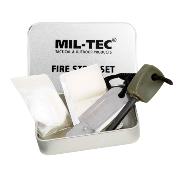 Miltec Fire Starter set v kovinski škatlici