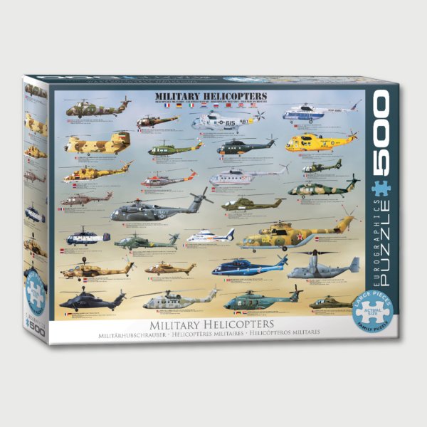 Puzzle vojaški helikopterji