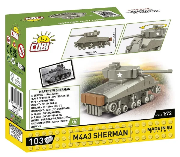 COBI-3089 M4A3 Sherman - Image 3