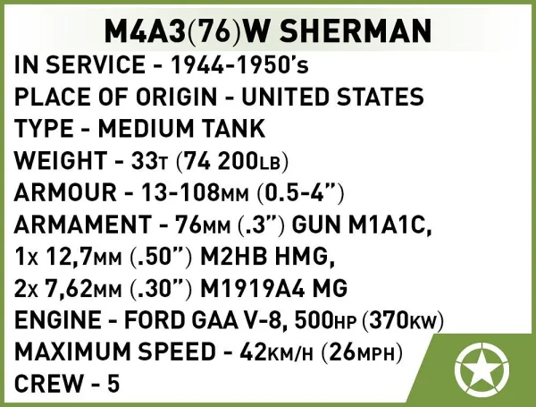 COBI-3089 M4A3 Sherman - Image 6