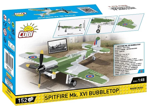 COBI-5865 Spitfire Mk. XVI Bubbletop - Image 3