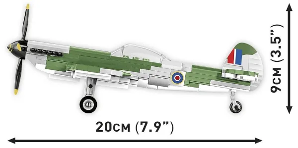 COBI-5865 Spitfire Mk. XVI Bubbletop - Image 7