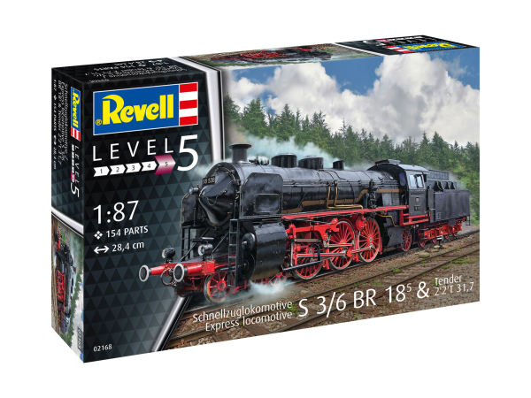 Revell Express locomotive S3/6 BR18(5) with Tender 2‘2’T - Image 10