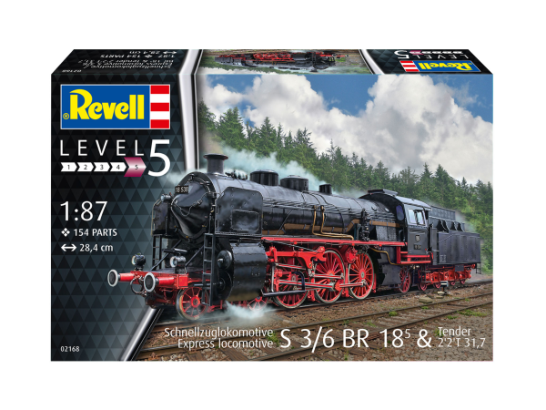 Revell Express locomotive S3/6 BR18(5) with Tender 2‘2’T - Image 11