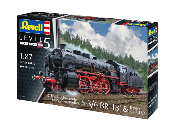 Revell Express locomotive S3/6 BR18(5) with Tender 2‘2’T - Image 12